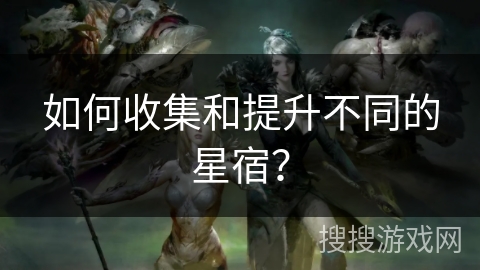 如何收集和提升不同的星宿？