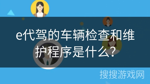 e代驾的车辆检查和维护程序是什么？