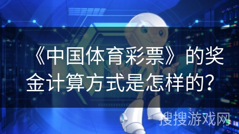 《中国体育彩票》的奖金计算方式是怎样的？