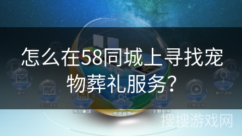 怎么在58同城上寻找宠物葬礼服务？