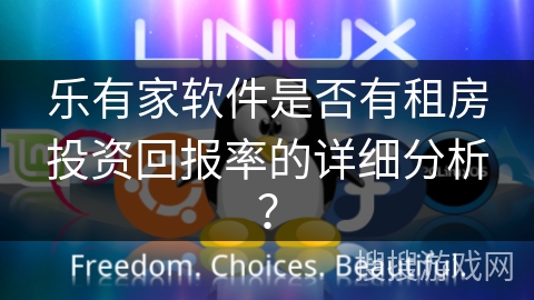 乐有家软件是否有租房投资回报率的详细分析？