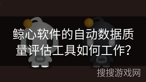 鲸心软件的自动数据质量评估工具如何工作？