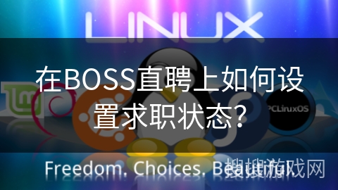 在BOSS直聘上如何设置求职状态？