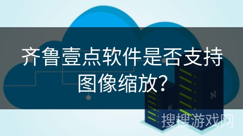 齐鲁壹点软件是否支持图像缩放？