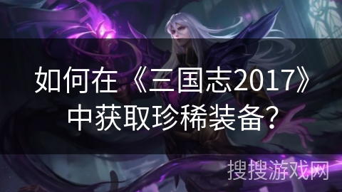 如何在《三国志2017》中获取珍稀装备？