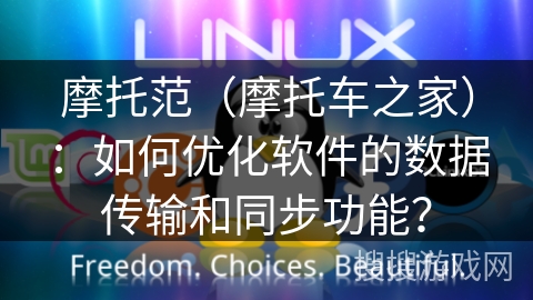 摩托范（摩托车之家）：如何优化软件的数据传输和同步功能？