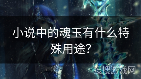 小说中的魂玉有什么特殊用途？