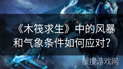 《木筏求生》中的风暴和气象条件如何应对？