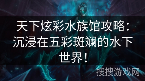 天下炫彩水族馆攻略：沉浸在五彩斑斓的水下世界！