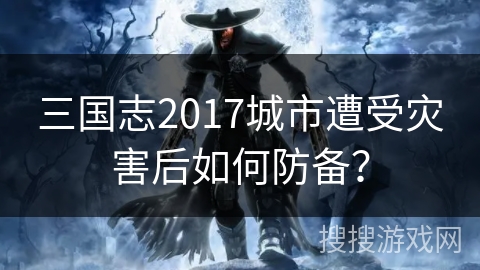 三国志2017城市遭受灾害后如何防备？