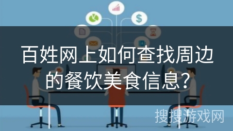 百姓网上如何查找周边的餐饮美食信息？