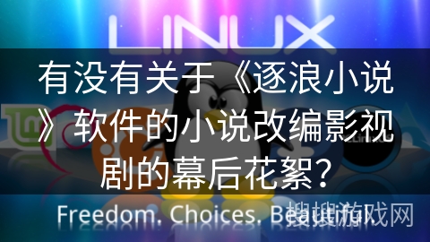 有没有关于《逐浪小说》软件的小说改编影视剧的幕后花絮？