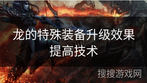 龙的特殊装备升级效果提高技术
