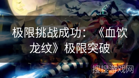 极限挑战成功：《血饮龙纹》极限突破