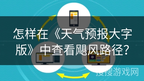 怎样在《天气预报大字版》中查看飓风路径？