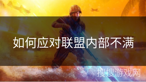 如何应对联盟内部不满 如何应对联盟内部不满