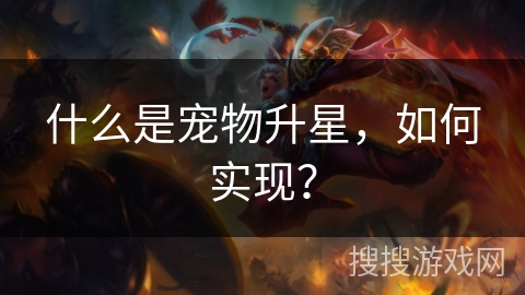 什么是宠物升星，如何实现？