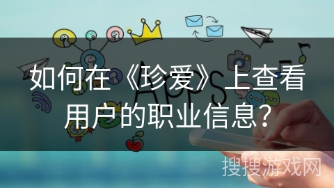 如何在《珍爱》上查看用户的职业信息？