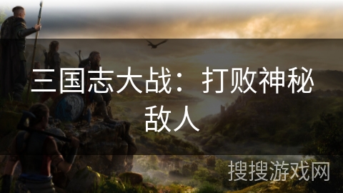 三国志大战：打败神秘敌人