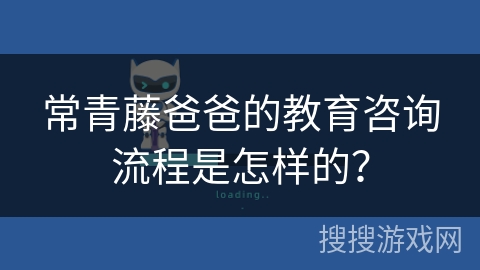 常青藤爸爸的教育咨询流程是怎样的？