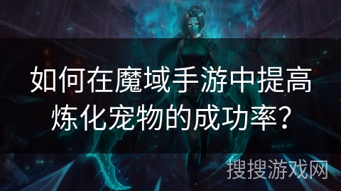 如何在魔域手游中提高炼化宠物的成功率？