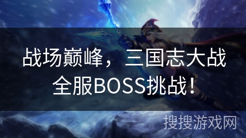 战场巅峰，三国志大战全服BOSS挑战！
