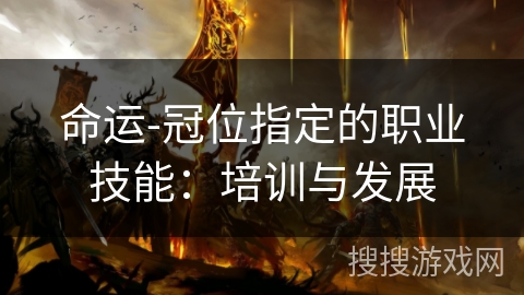 命运-冠位指定的职业技能:培训与发展 命运-冠位指定的职业技能:培训与发展
