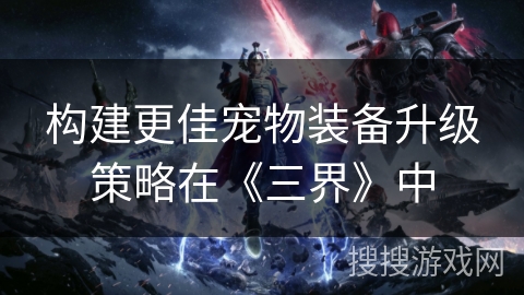构建更佳宠物装备升级策略在《三界》中