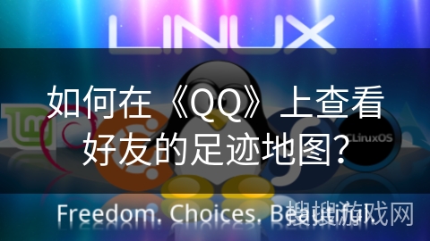如何在《QQ》上查看好友的足迹地图？