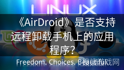 《AirDroid》是否支持远程卸载手机上的应用程序？