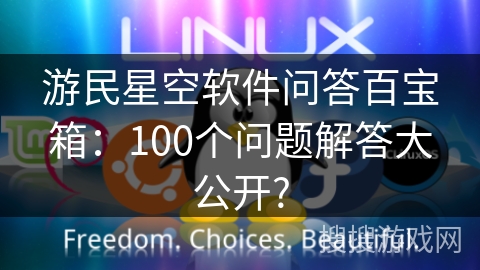游民星空软件问答百宝箱：100个问题解答大公开?