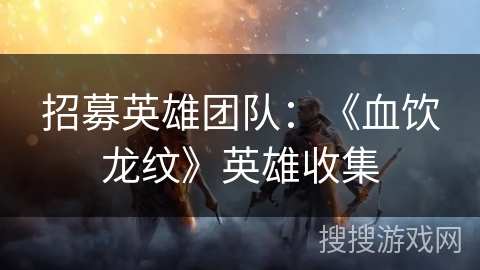 招募英雄团队：《血饮龙纹》英雄收集