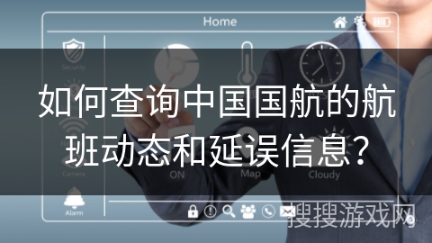 如何查询中国国航的航班动态和延误信息？