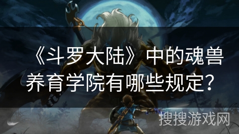 《斗罗大陆》中的魂兽养育学院有哪些规定？