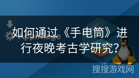 如何通过《手电筒》进行夜晚考古学研究？
