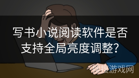 写书小说阅读软件是否支持全局亮度调整？