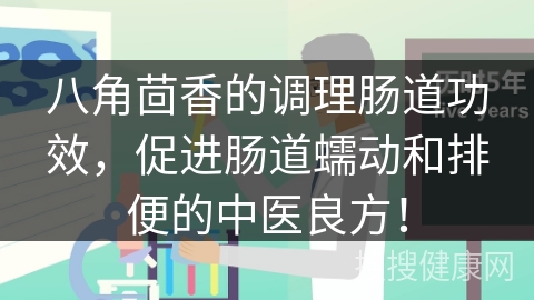 八角茴香的调理肠道功效，促进肠道蠕动和排便的中医良方！