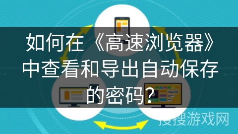 如何在《高速浏览器》中查看和导出自动保存的密码？