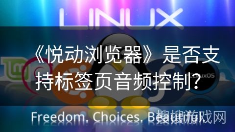 《悦动浏览器》是否支持标签页音频控制？