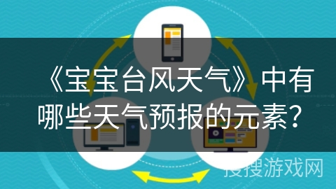 《宝宝台风天气》中有哪些天气预报的元素？