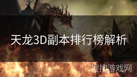 天龙3D副本排行榜解析