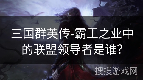 三国群英传-霸王之业中的联盟领导者是谁？