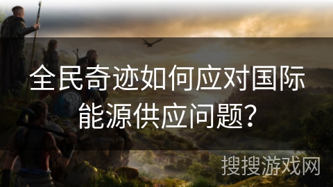 全民奇迹如何应对国际能源供应问题？
