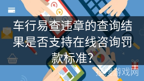 车行易查违章的查询结果是否支持在线咨询罚款标准？