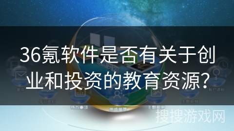 36氪软件是否有关于创业和投资的教育资源？