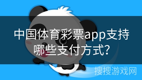 中国体育彩票app支持哪些支付方式? 中国体育彩票app支持哪些支付方式?