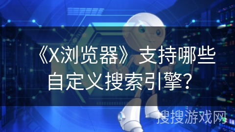 《X浏览器》支持哪些自定义搜索引擎？