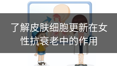 了解皮肤细胞更新在女性抗衰老中的作用