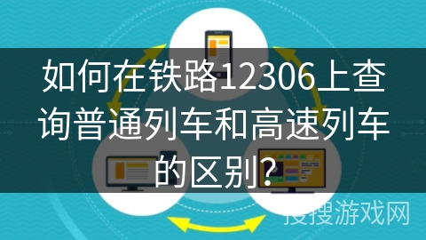 如何在铁路12306上查询普通列车和高速列车的区别？