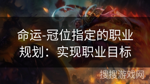 命运-冠位指定的职业规划：实现职业目标